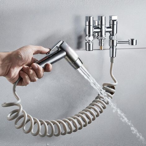 Ieron Rallonge Pommeau De Douche Pivotante 360° – Connecteur Laiton G 1/2 Universel, Argenté, Pour Bras De Douche