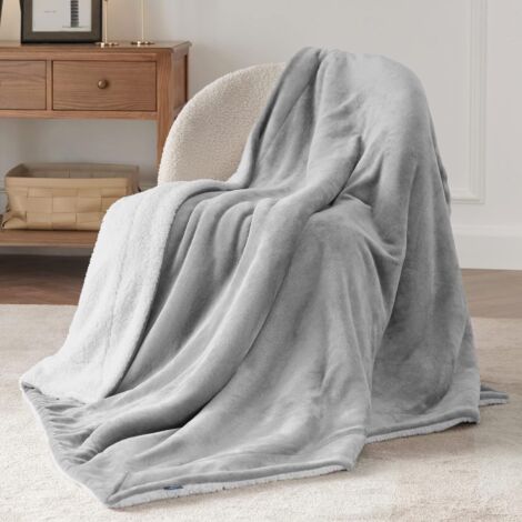 KAWAHOME Couverture En Molleton Sherpa Super Douce, Extra Chaude Et