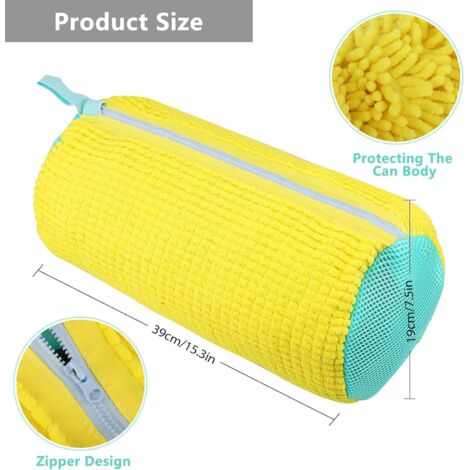 Sac Pour Machine à Laver Sac De Lavage Pour Chaussures Machine 2 En 1 - Double Poche, Fermeture Zip Sécurisée - Nettoyage 360° - Réutilisable Sac Lavage Chaussures Machine à Laver