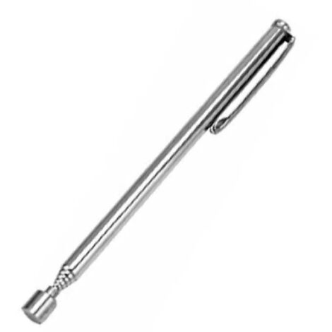 Sollbry Tige magnétique télescopique en Acier Inoxydable  pour clés, pièces de Monnaie, vis, stylos et pièces métalliques. (1/4)