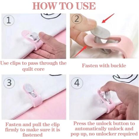 Clips De Couette De Couette Haute Élasticité Sécurité Bedsheet Brefet