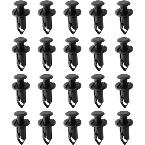 Sollbry Attaches de garde-boue en nylon 190 pièces avec clips à rivets (1/3)