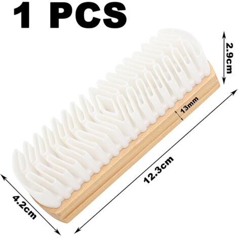 Lot De 2 Brosse Chaussure En Crin De Cheval - Brosse Nettoyage Et Entretien Chaussures (Brun)