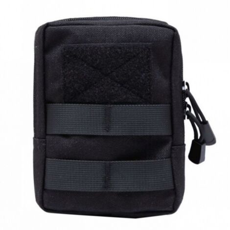 Pochette Tactique Molle Petite Sac Ceinture - Porte-Monnaie Utilitaire Avec Mousqueton
