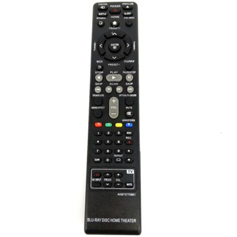 Sollbry Télécommande de Remplacement AKB73775801 pour LG Blu-Ray Disc Home Cinéma BH5140S BH5140 LHB655 BH4030S BH6530TW BH5440P LHB655FB (1/4)
