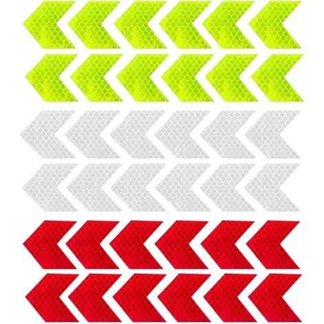 Sollbry Bande Reflechissante Autocollante 36 Pièces Autocollants Réfléchissants Autocollante Moto Reflechissante Autocollant Voiture Stickers Reflechissant Ruban Adhesif Reflechissant (1/5)