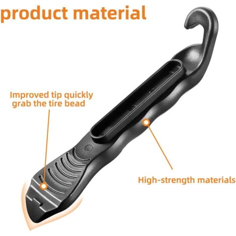 Kit 4 Démonte-pneus Vélo HZJD – Outils Lisses, Ne Rayent Pas, Pratique Pour Changer Vos Pneus Sans Galère