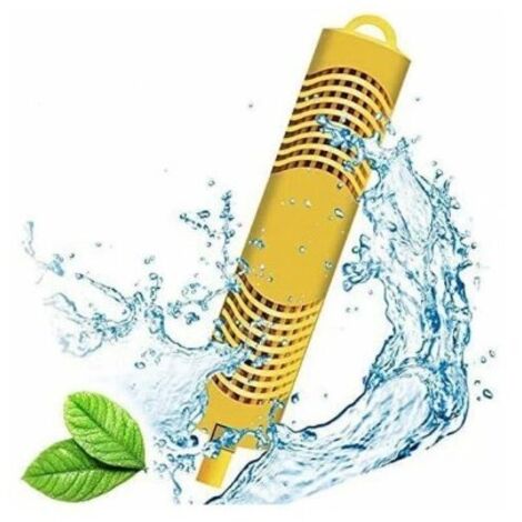 Sollbry Filtre de bain d'eau chaude à barre minérale pour hydrothérapie – Filtre universel pour centres d'hydrothérapie, piscines et étangs à poissons (jaune) (1/3)