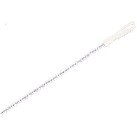 Sollbry Lot de 2 brosses de nettoyage pour évier, attrape-cheveux pour égouts domestiques, 15,8 pouces, blanc (1/4)