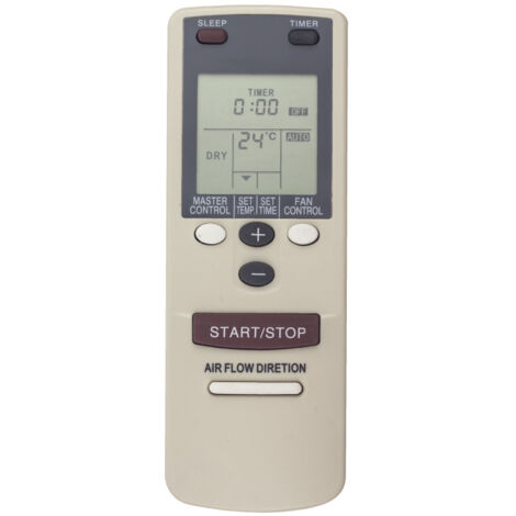 Sollbry Télécommande de Climatiseur pour Fujitsu, Télécommande de Remplacement pour Climatiseur pour Fujitsu AR‑AB8 (1/4)
