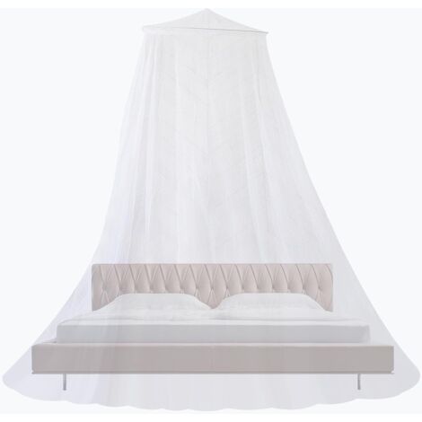 Tundwhite Moustiquaire De Lit Universelle - Facile à Installer Pour Lit Simple Ou Double, Protection Efficace Contre Moustiques En Polyester