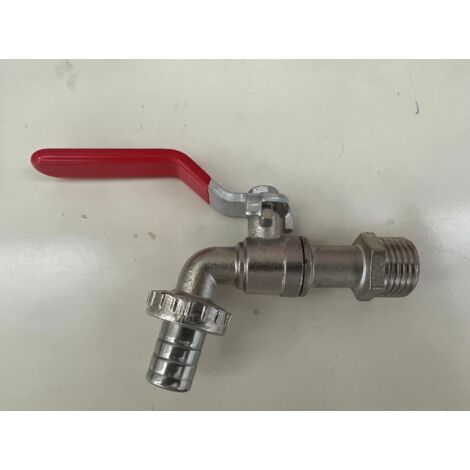 Lot De 2 Robinets Extérieurs Antivol Avec Clé - Alliage De Zinc, Serrure Intégrée - Pour Jardin, Lavage Voiture