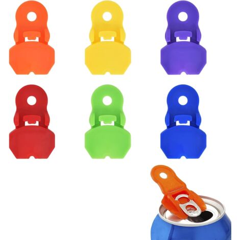 Sollbry 6 pièces Ouvre Boîtes à Boissons,Ouvre Boite de Conserve,Ouvre-boîte Manuel,Ouvre-Boîte de Canette de Boisson,Protecteur de canette de bière pour cola,bière,soda,boissons (1/5)