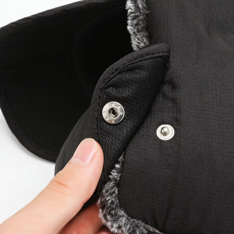 Cagoule Thermique Coupe-Vent Moto - Doublure Casque - Unisexe - Polaire Extensible