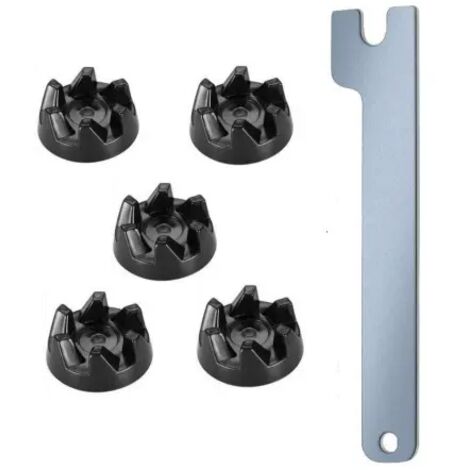 Sollbry 5Pcs Mélangeur En Caoutchouc Coupleur Engrenage Embrayage Avec Outil De Suppression Pour Kitchenaid 9704230 (1/4)