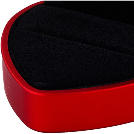 Jesustree Boîte à Bague En Velours, Petite Boîte à Bijoux Rangement, Bijoux Pour Bagues Pendentif Écrin, Couple Coffret Cadeau à Bague Pour Anniversaire Mariage Fianailles, 1 Pièces (Gris