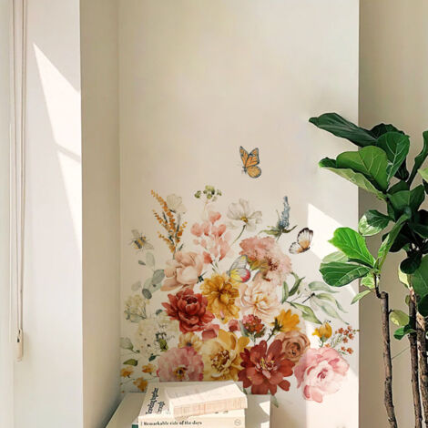 De belles poivoines roses pour décorer votre mur