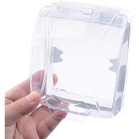 Sollbry Couvercle Étanche pour Sonnette Boîtier de Protection Étanche Pluie en Extérieur Convient pour Couvercle Étanche Du Bouton (1/5)