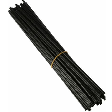 Sollbry 40 pièces baguette de soudage en plastique PP baguette de soudage pour pistolet à souder en plastique/pistolet à Air chaud 250mm noir K17576B (1/5)