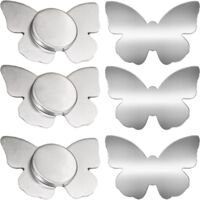 Sollbry 6 pcs Nappe Poids 7 50.2 cm Poids Nappe de Table Exterieur Poids de Nappe en Acier Inoxydable magnétiques Poids de Nappe pour Fête, Pique Nique, Jardin, Maison, Intérieur