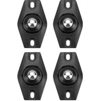 Sollbry 20 PCS Mini Roulette Auto-Adhésive Roulettes Pivotantes, Petite Roulette, Roulettes pour Meubles, Mini Roulette, Mini Roue Universelle Autocollante, pour Poubelles, Boîtes Rangement, Petit Meu