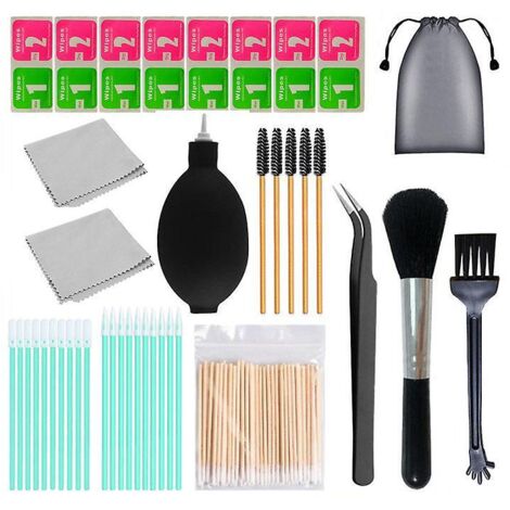 BEBUSINGOTO Kit de nettoyage de téléphone portable 140 pièces pour iPhone, Airpods, appareils photo, outil de nettoyage (1/5)