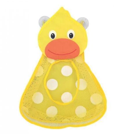 BEBUSINGOTO Sac de rangement pour jouets en filet de canard mignon, sac de jeu de bain, organisateur de salle de bain (1/3)