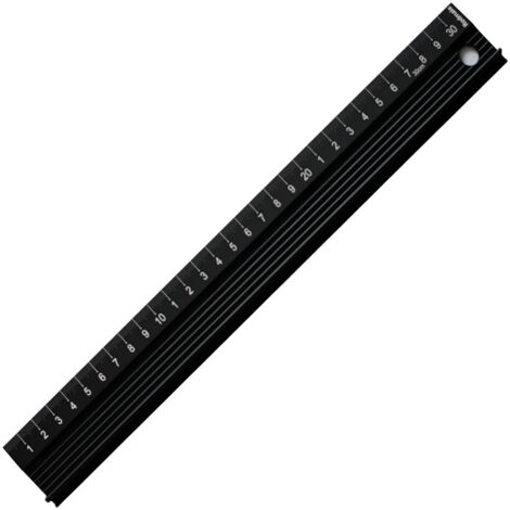 BEBUSINGOTO Règle en métal de 30 cm, kit de dessin technique, outil de géométrie, outil de bricolage, règle d'architecte pour étudiants, menuiserie, artistes (1/5)