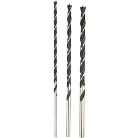 BEBUSINGOTO Jeu de forets pour le bois 3 pièces 8 mm, 10 mm, 12 mm Longueur totale 300 mm (1/3)