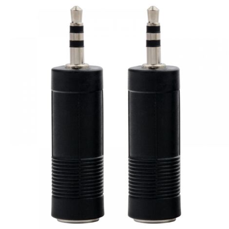BEBUSINGOTO Adaptateur auxiliaire pour casque Prise 3,5 mm à 6,5 mm (1/4)