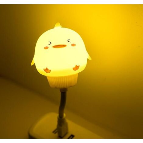 BEBUSINGOTO Veilleuse Usb enfichable pour bébé, alimentation, sommeil, chambre à coucher, Protection des yeux, prise de nuit, petite lampe de Table