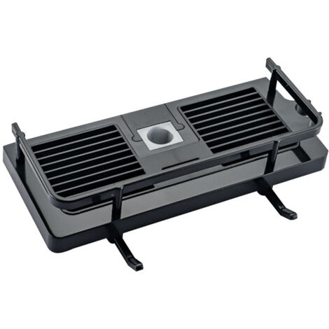 BEBUSINGOTO Étagère Douche Porte Savon Douche Salle De Bain Rangement Douche sans Percage avec Porte Savon Douche, Crochets et Porte Serviette Aluminium Murale Antirouille Auto-adhésif Support Noir (1/5)