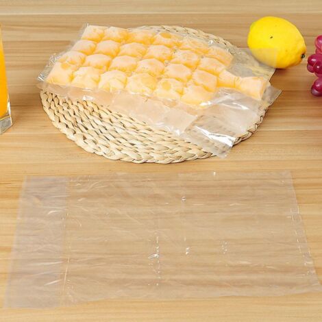 BEBUSINGOTO Sacs auto-scellants jetables transparents pour fabrication de glace à congélation plus rapide, gadgets de cuisine (2 ensembles (20 pièces)) (1/5)