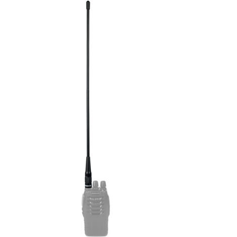 BEBUSINGOTO RHD771 Talkie Walkie Antenne VHF/UHF Compatible avec QUANSHENG, TK,  RETEVIS, BAOFENG/Pofung, HYT, LINTON, WOUXUN, PUXING Double Bande SMA-F Antenne à Gain Élevé (1 Pcs)