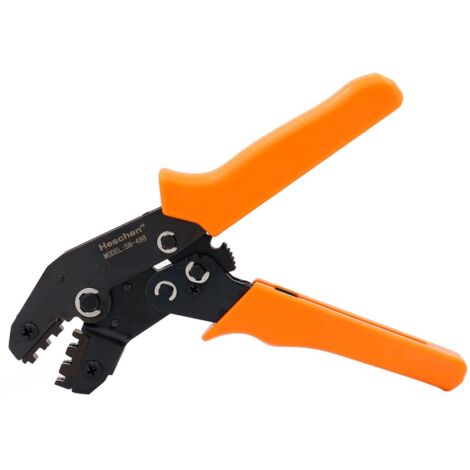 BEBUSINGOTO Sn-48b Mini pince à sertir à cliquet outils de sertissage de borne Non isolés à utiliser pour 0.5-1.5mm Orange