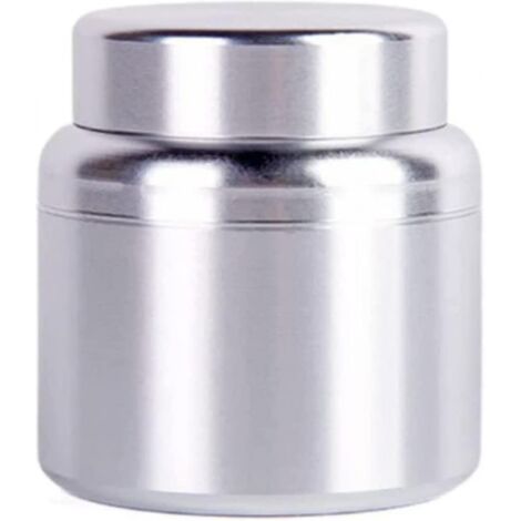 BEBUSINGOTO Boîte à thé étanche et scellée, boîte de rangement polyvalente pour la maison (argent, 1 pièce) (1/5)
