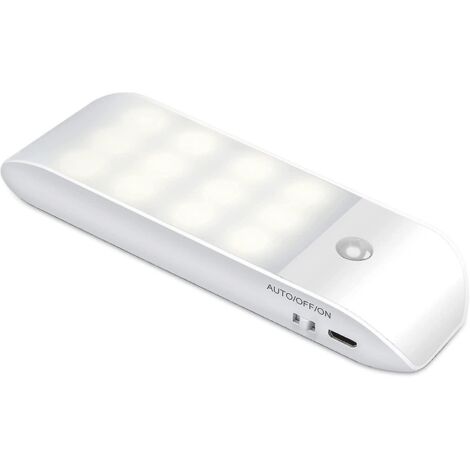 BEBUSINGOTO Veilleuse Led automatique, veilleuse avec capteur de mouvement Rechargeable par Usb, marche/auto/arrêt (1/4)