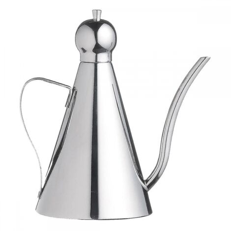 BEBUSINGOTO Distributeur d'huile d'olive 350 ml, pot à huile/vinaigre en acier inoxydable pour cuisine, huile d'olive, récipient de stockage d'olive (1/5)