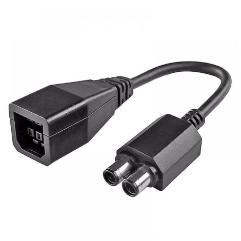 BEBUSINGOTO Convertisseur d'alimentation 2 ports, câble adaptateur secteur Compatible Xbox 360 vers Xbox 360 Slim Jikaix (1/5)