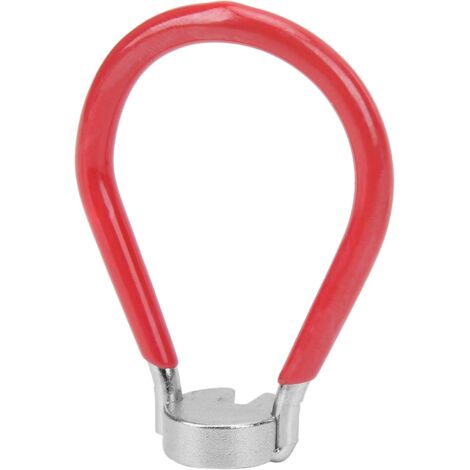 BEBUSINGOTO Outil de réparation en acier, clé à rayons de roue de vélo (rouge), 4 pièces (1/5)