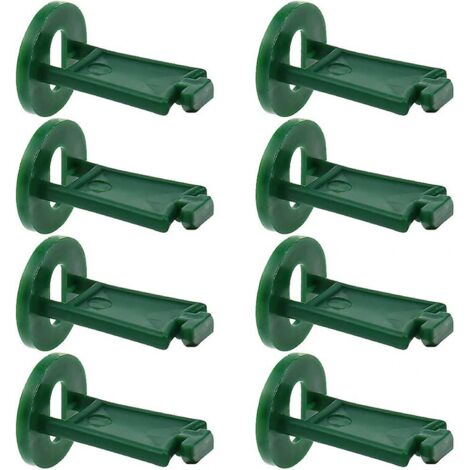 BEBUSINGOTO Pinces torsadées pour serre, crochet de serre, ensemble de pinces de suspension pour plantes et fleurs, outil de suspension pour serre - 50 pièces (1/5)