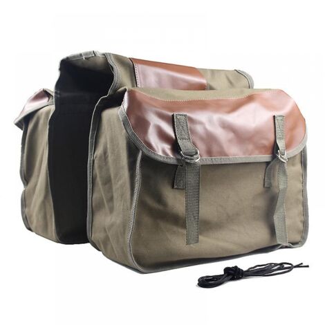 BEBUSINGOTO Sac de selle de moto en toile, 1 pièce, sac à dos équin, siège