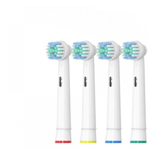 BEBUSINGOTO Têtes de rechange pour brosse à dents électrique, compatibles avec les têtes de brosse de rechange à poils souples Oral-B, paquet de 32