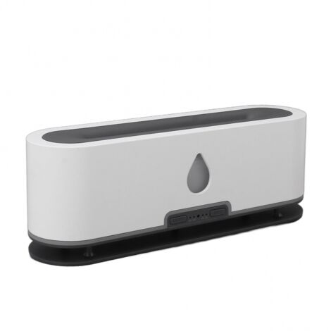 BEBUSINGOTO Humidificateur diffuseur de flamme avec télécommande 7 couleurs de lumière minuterie aromathérapie silencieuse 100-240 V (1/5)