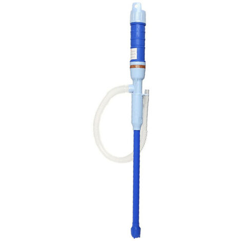 BEBUSINGOTO Pompe à Siphon,Pompe de Transfert de Liquide fonctionnant sur Batterie avec Tube Bendable,Pompe à Essence électrique - Pompe de transvasement de Diesel, Huile et Eau (Bleu) (1/5)