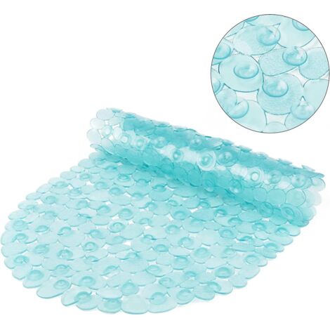 BEBUSINGOTO Tapis de bain antidérapant pour baignoire de salle de bain, 35 cm x 68 cm, tapis de bain pour baignoire qui se sent bien sur les pieds fatigués, tapis de douche écologique lavable (1/5)
