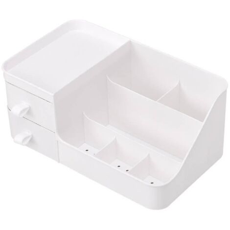 BEBUSINGOTO Boîte de rangement de cosmétiques de type tiroir, organisateur de rangement de masque de rouge à lèvres de bureau (1/5)