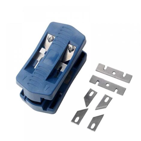 BEBUSINGOTO Coupe-bois, coupe-bordure en plastique, coupe-ruban portatif à 2 bords pour charpentiers (1/5)