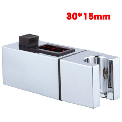 BEBUSINGOTO Support de douche tige de douche siège élévateur siège fixe accessoires de douche accessoires de salle de bain support de douche (tube carré 30 15mm (1/5)