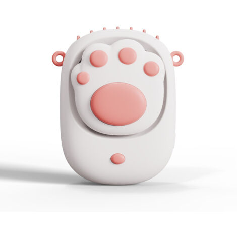 BEBUSINGOTO Mini ventilateur silencieux portatif d'usb électrique avec 1500 mah rechargeable-blanc (1/5)